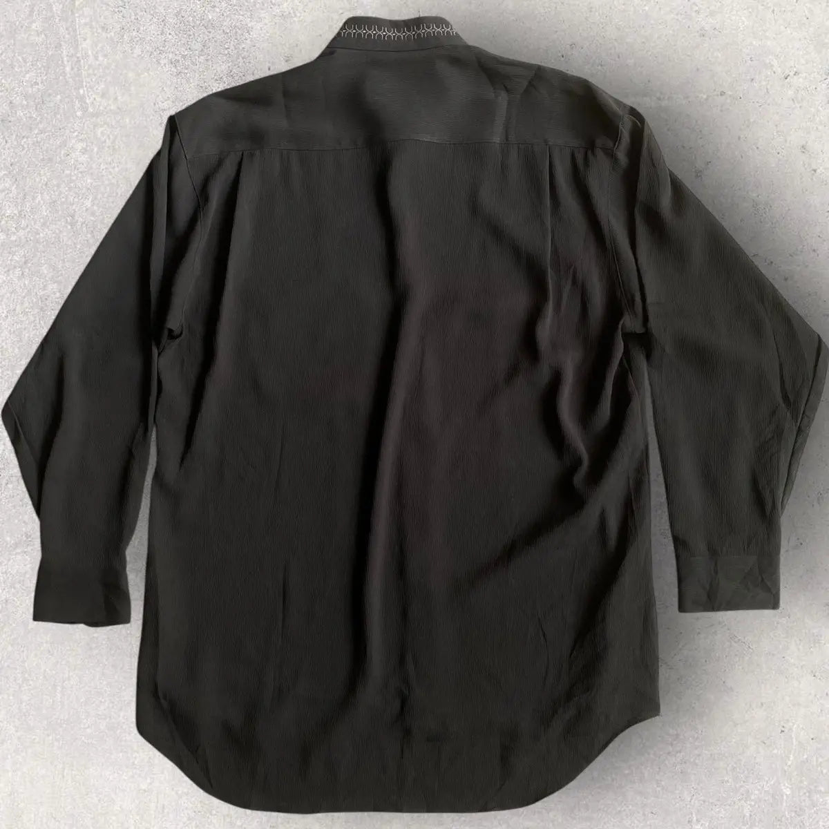 Yohji Yamamoto - Vintage Y’s Bis Embroidered Mandarin Collar Oversize
