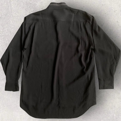 Yohji Yamamoto - Vintage Y’s Bis Embroidered Mandarin Collar Oversize