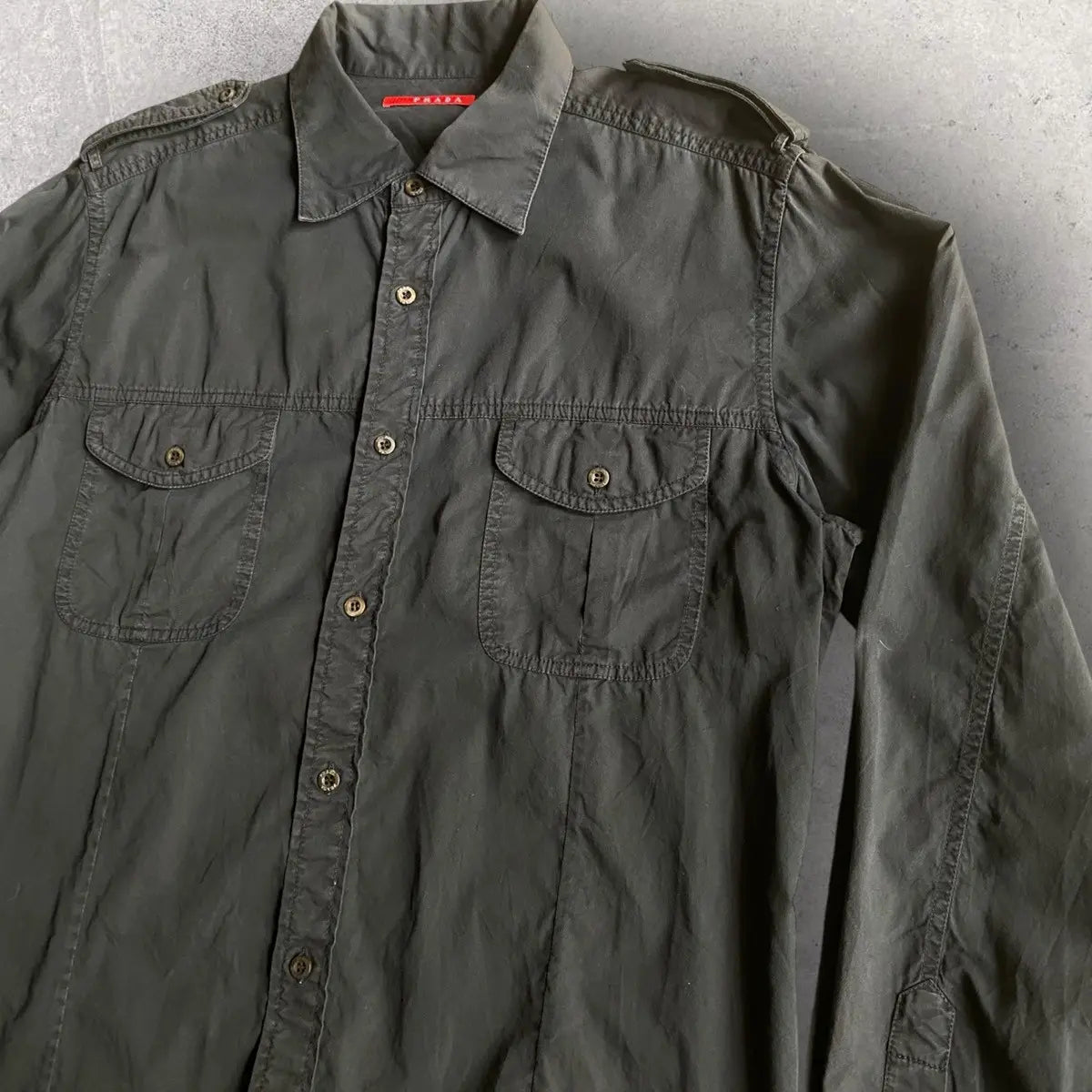 Prada - 2006 Prada Military Shirt