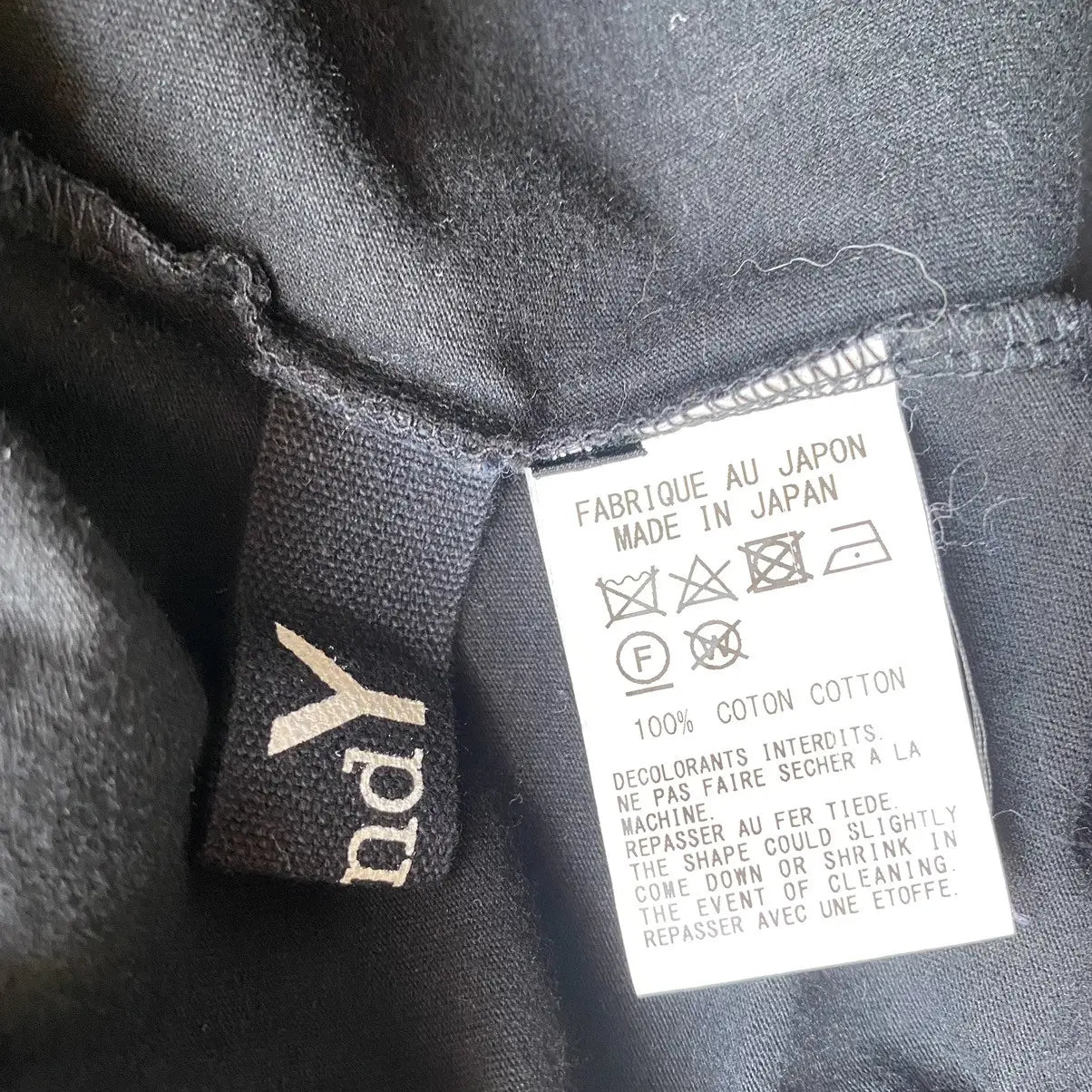 Yohji Yamamoto  Ground Y Zip Asymmetric Oversized L/S