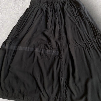 Yohji Yamamoto - Ground Y SS18 Rayon Patchwork Skirt