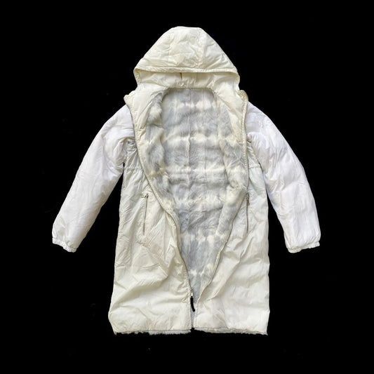 Prada - Goat Fur Shearling Puff Coat With Remove-able Sleeve