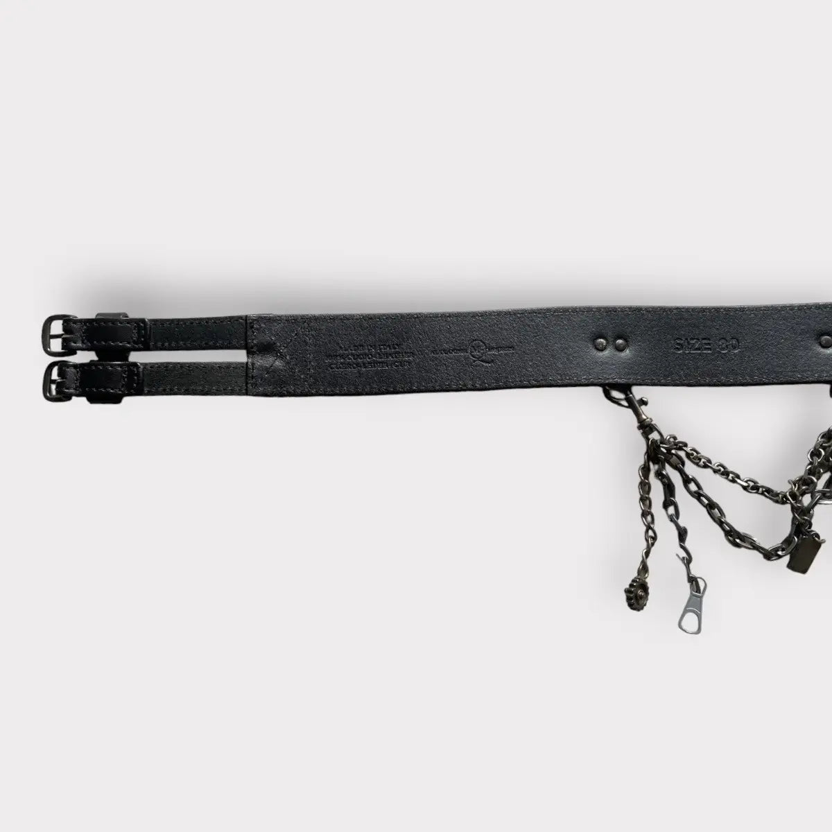 Alexander McQueen - Double Buckle Chains Belt