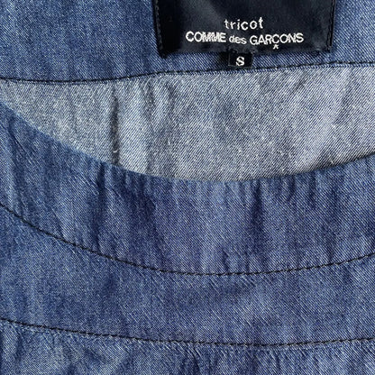 Comme des Garcons - Tricot Blue Chambray Oversized Dress