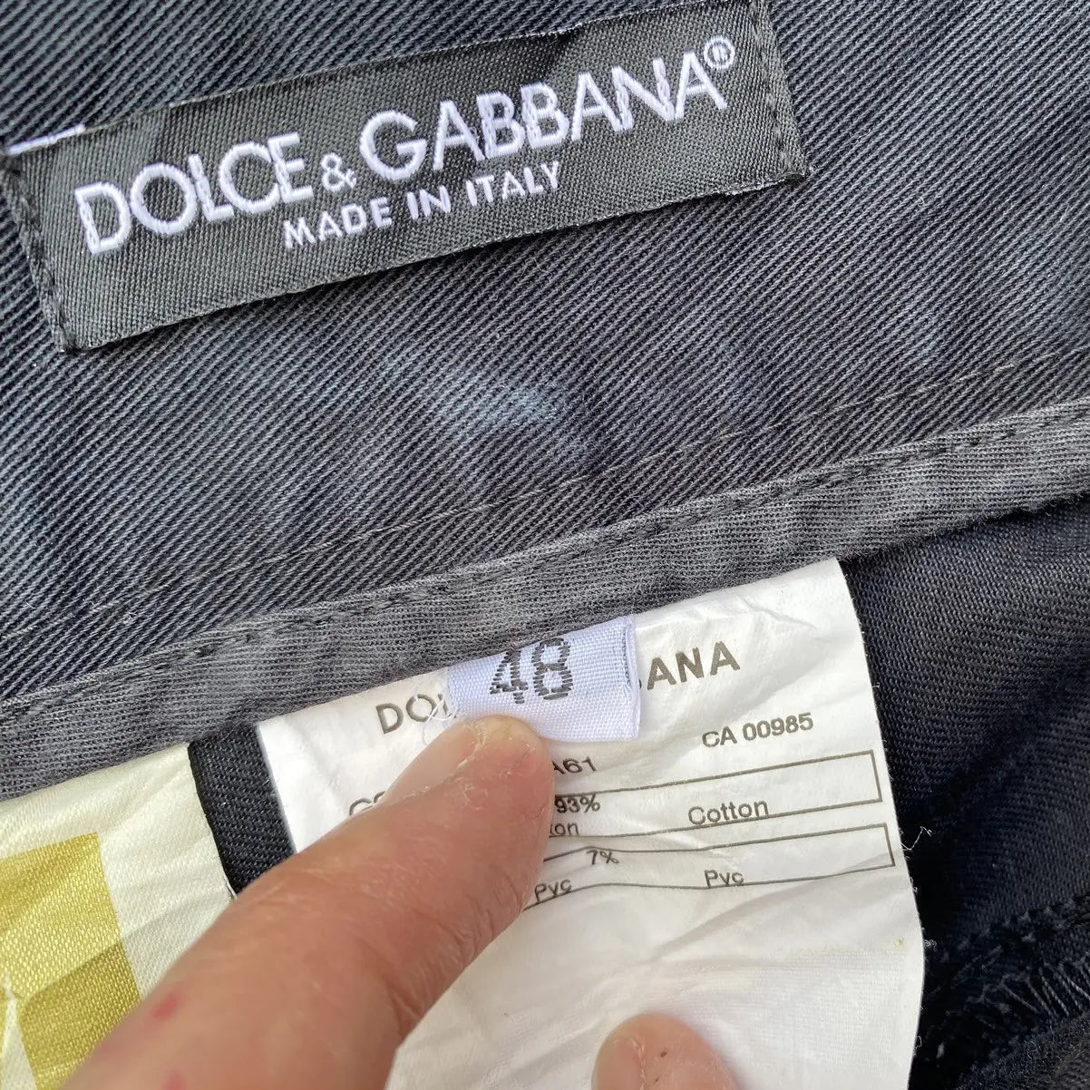 Dolce & Gabbana - Archive SS08 Duck Tape Jeans