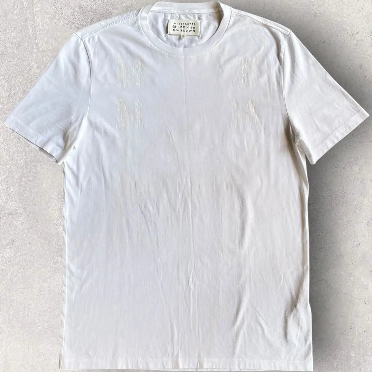 Maison Margiela - Fall17 M10 M14 Crack Print T Shirt