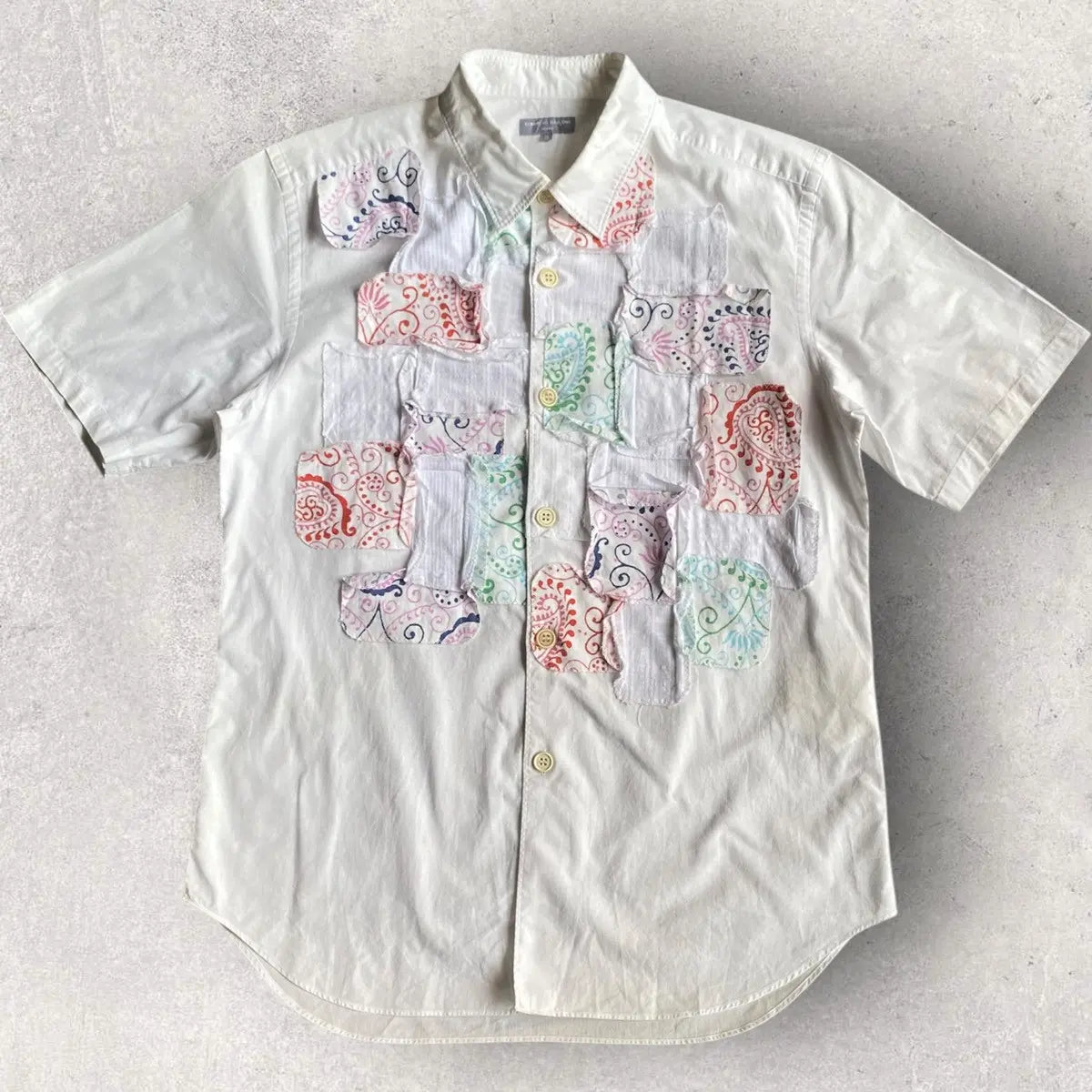 Comme des Garcons - Vintage 2003 Paisley Patchwork Shirt