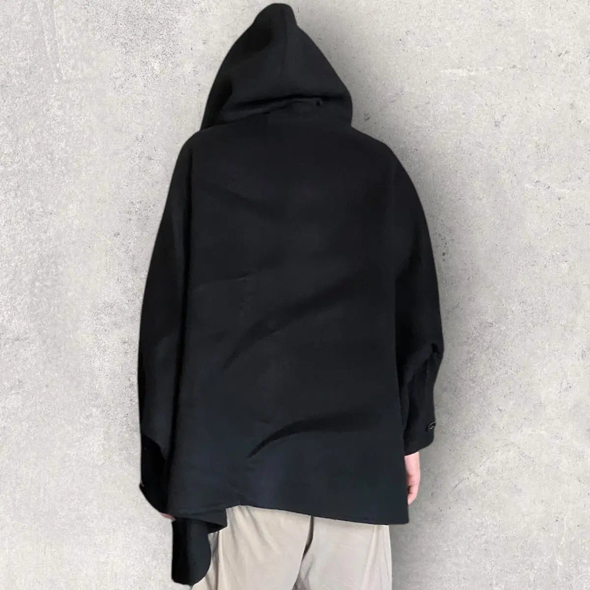 Issey Miyake - Vintage Issey Miyake Asymmetric Oversized Wool Wind coat