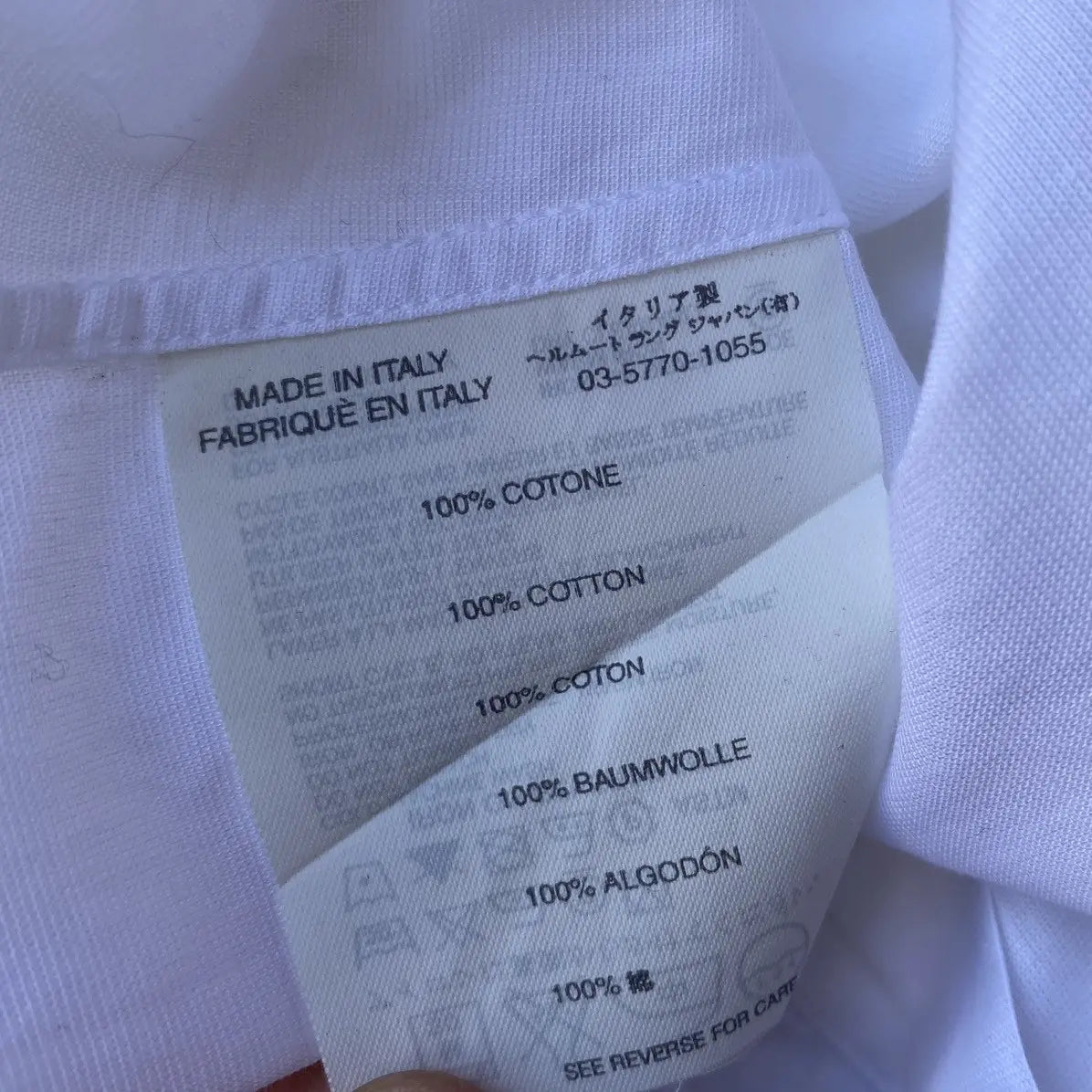 Helmut Lang - Archive Tuxedo Double Cuffs Shirt