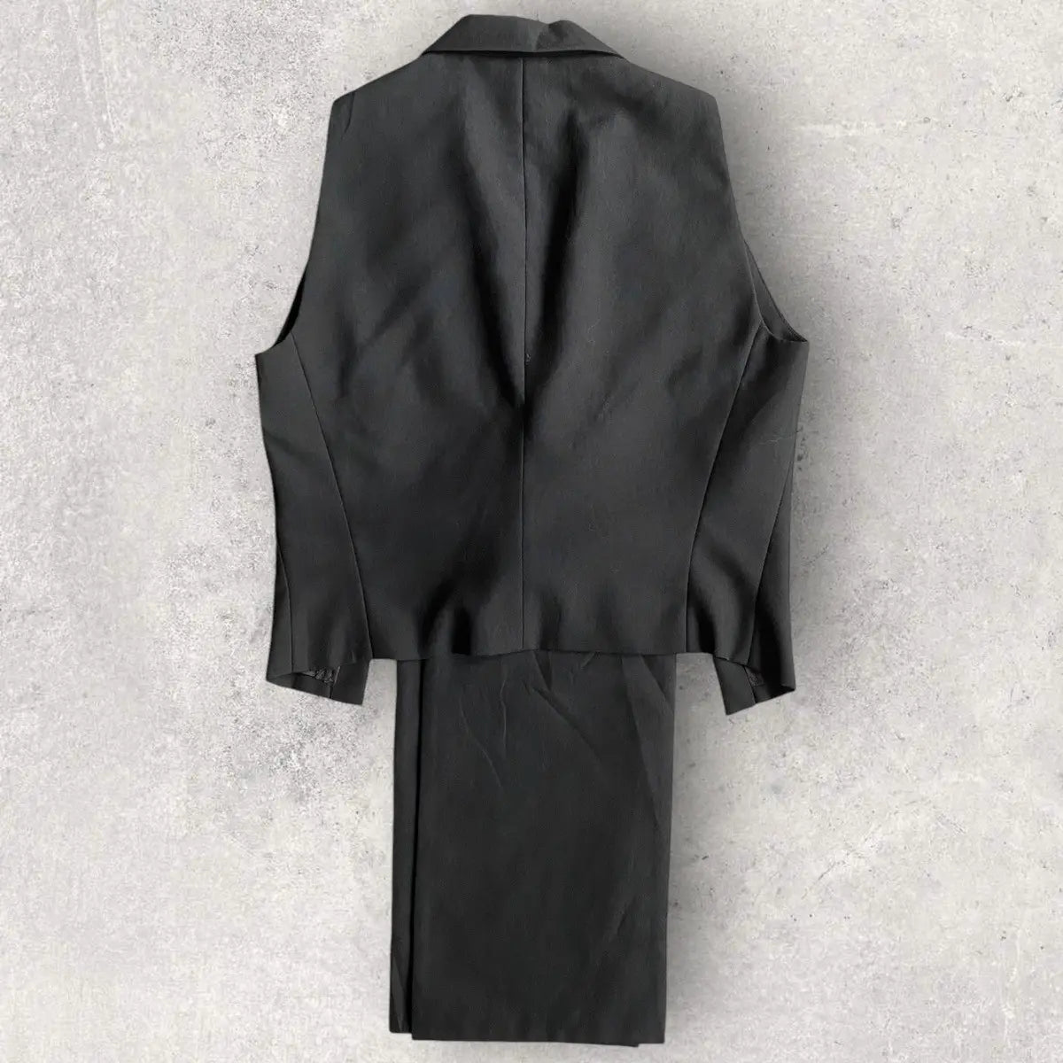Yohji Yamamoto : Vintage SS93 Cut Out Wool Gabardine Blazer