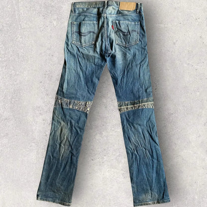 Sasquatchfabrix - SS11 Bandana Biker Details Stretch Denim
