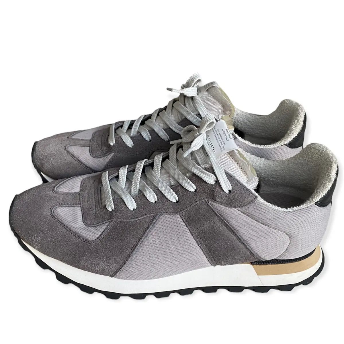 Maison Margiela - Replica Runner Mesh And Suede Sneakers