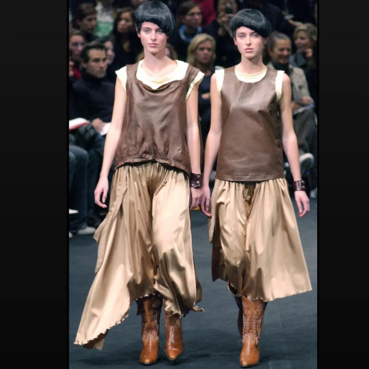 Undercover - SS04 Languid Cowboy Boots Runway