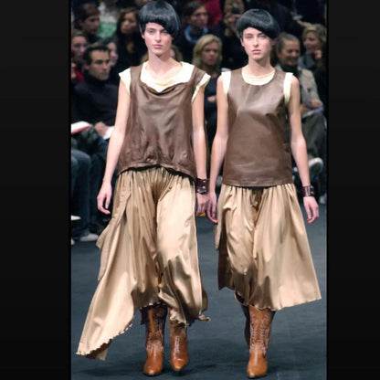 Undercover - SS04 Languid Cowboy Boots Runway