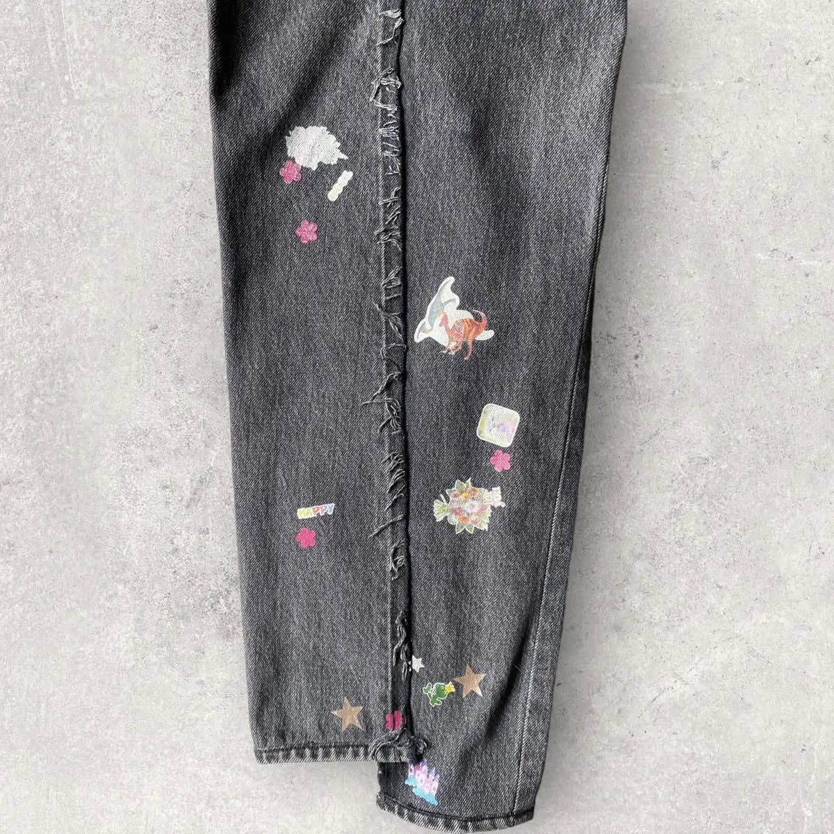 Vetements x Levi's - Deconstructed Sticker Jeans