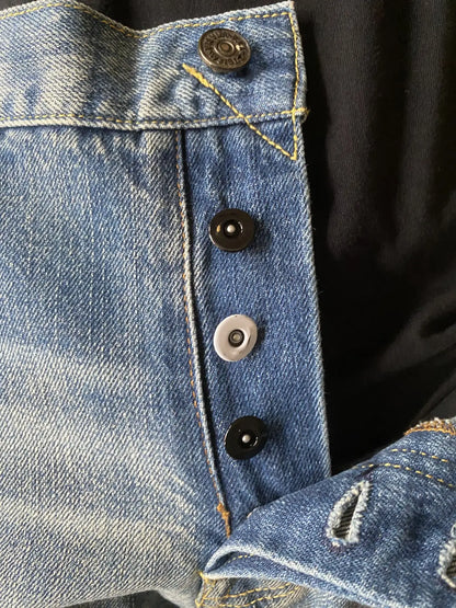 Visvim - Social Sculpture Damage Denim