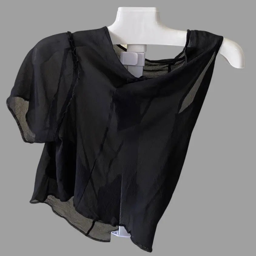 Comme des Garcons - SS04 Asymmetric Sheer Mesh Top