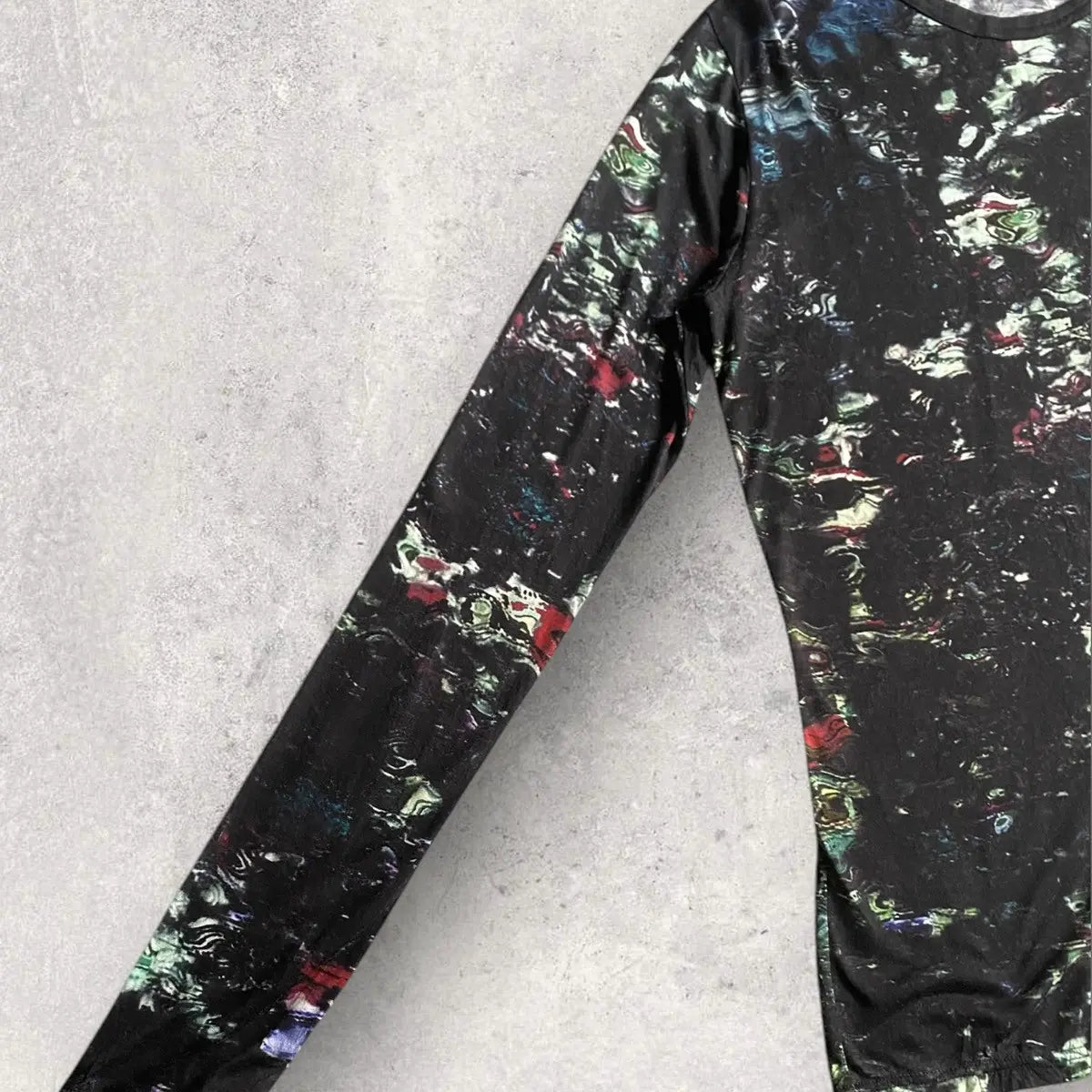 Yohji Yamamoto - Noir AW20-21 Psychedelic Oversize L/S