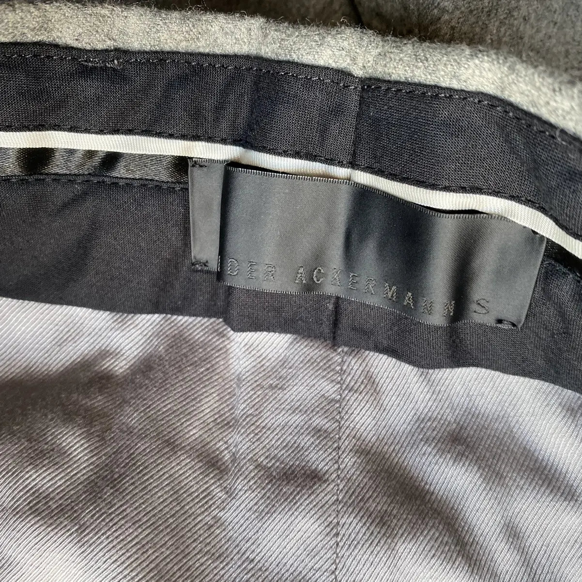 Haider Ackermann - Laine Wool Grey Cropped Pants