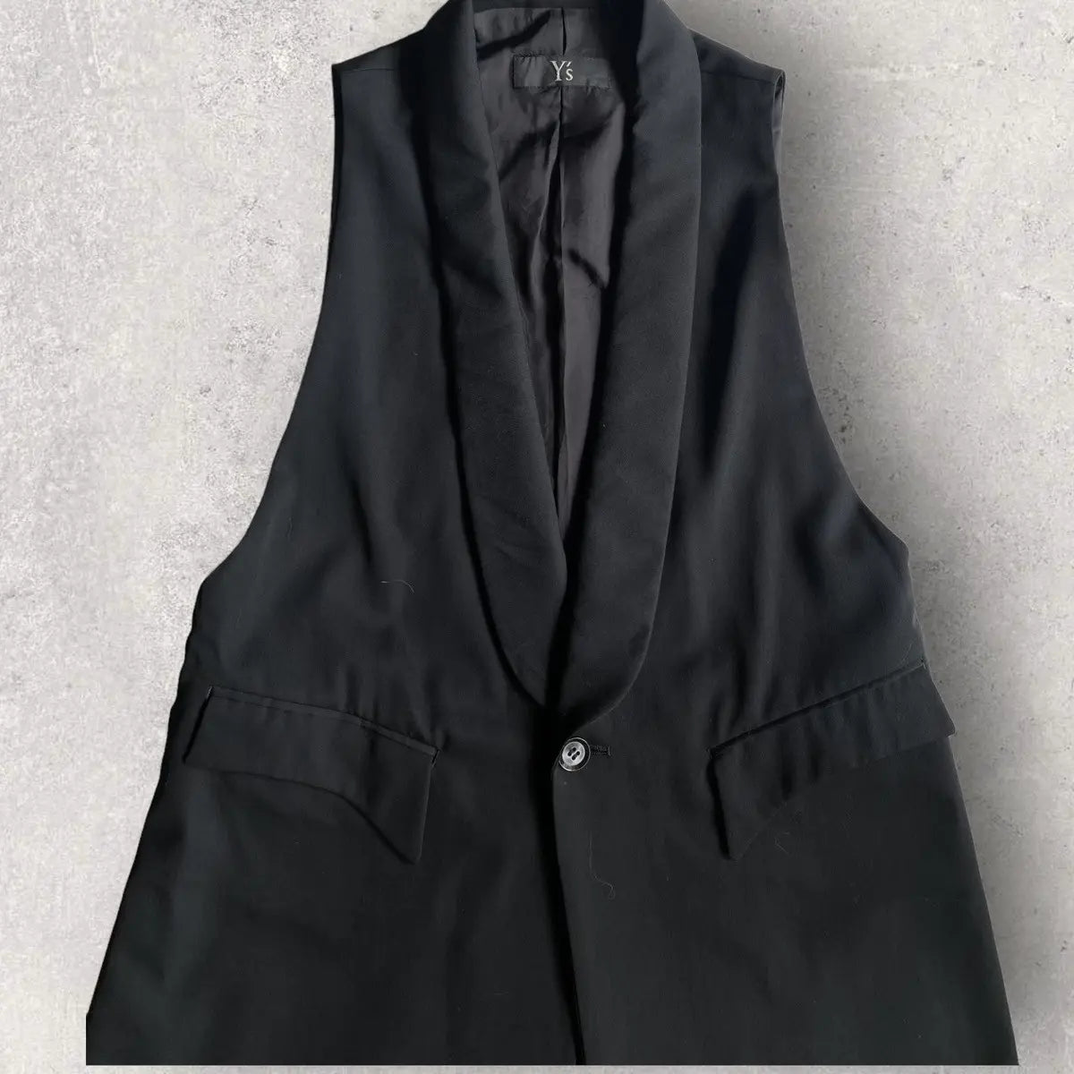Yohji Yamamoto - Y’s Laine Wool Long Vest