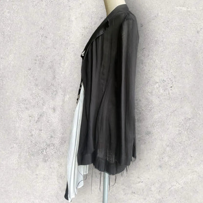 Yohji Yamamoto : NWT Runway SS23 Frill Blazer