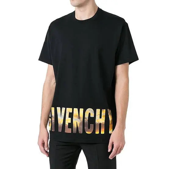 Givenchy - SS17 Sunset Logo Cuban Fit T Shirt