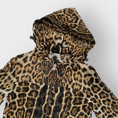 Saint Laurent Paris - Tom Ford × Yves Saint Laurent  SS02 Sheer Mesh Zip Hoodie Jacket