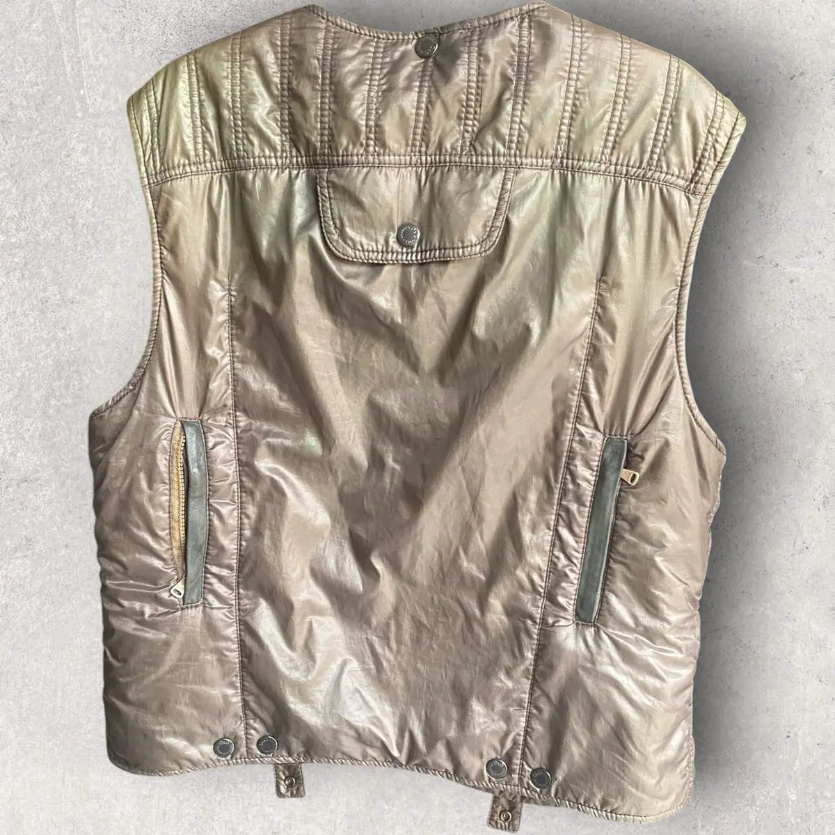 Dolce & Gabbana - AW04 2 in 1 Modular High Neck Down Vest Jacket