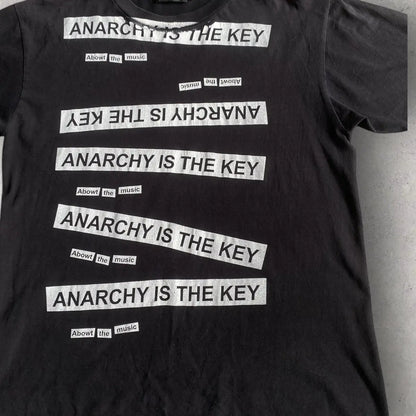 Undercover : Vintage 90’s Hand Print Anarchy T Shirt