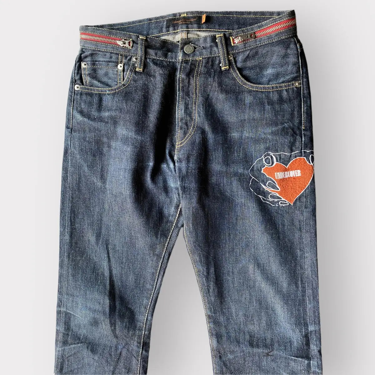 Undercover : AW07 Heart Grasping Jeans
