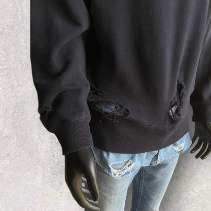 Maison MIHARA YASUHIRO - Miharayasuhiro Destroyed Layer Hem Sweater