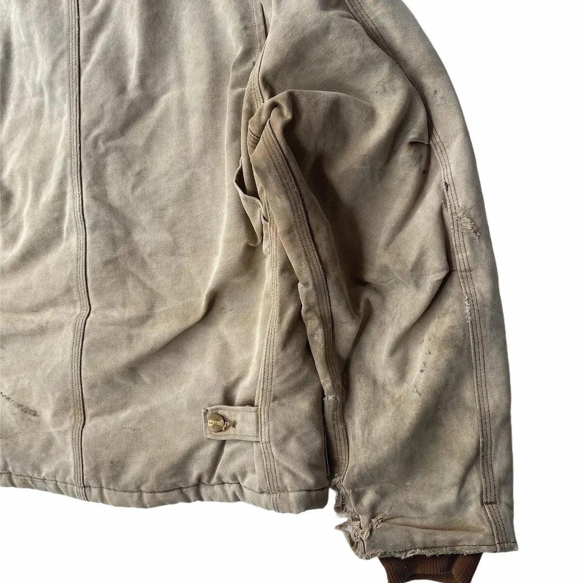 Carhartt - Vintage Sun Faded And Distressed Carhartt Jacket