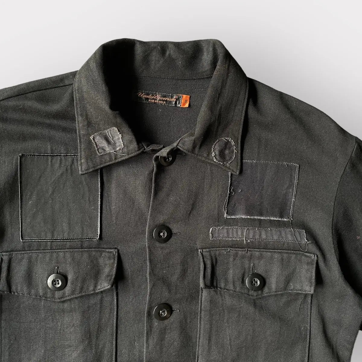 Undercover : SS06 Scab The Can Military Patch Shirt