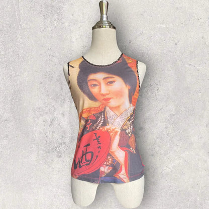 Moschino - Vintage Moschino Geisha Tank top