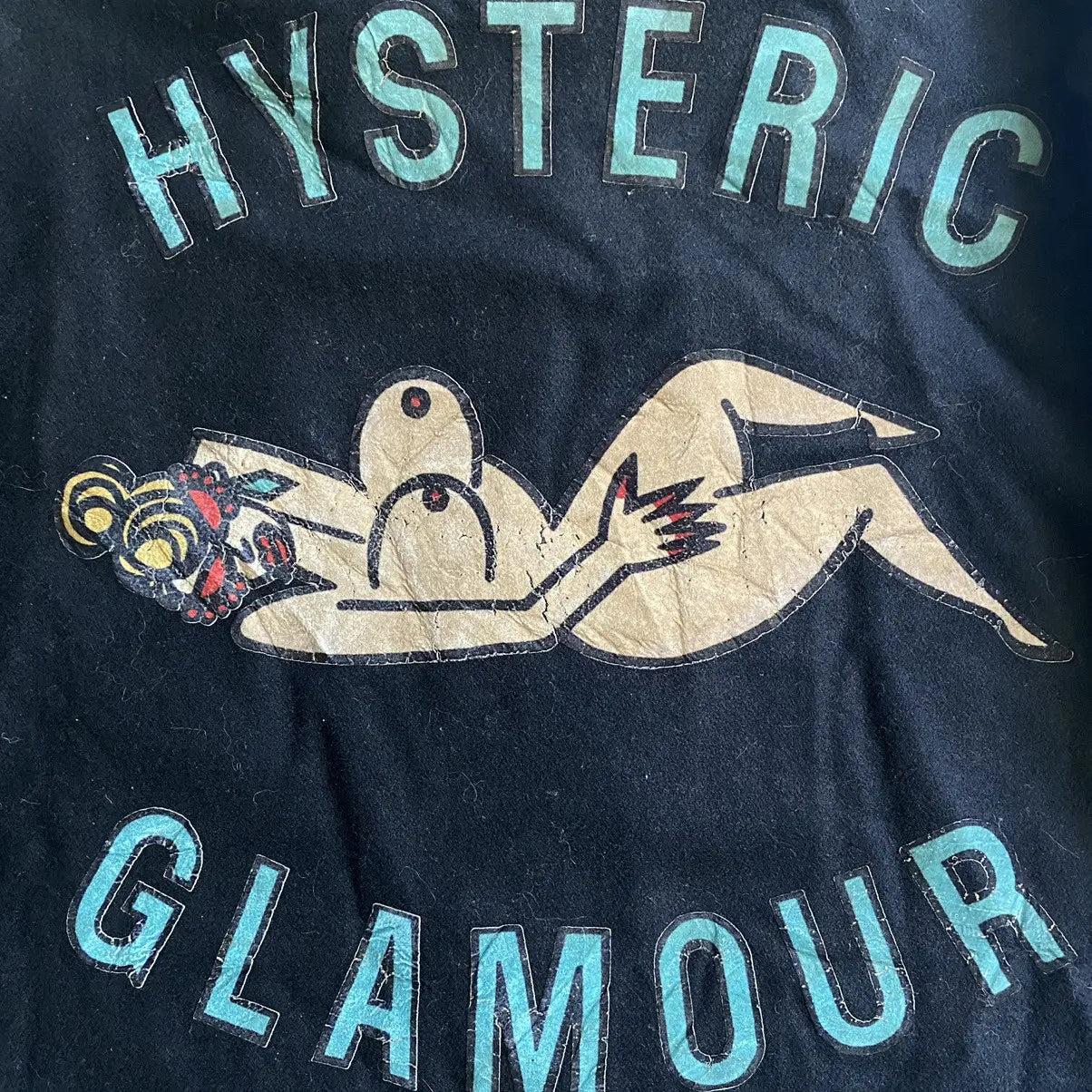 Hysteric Glamour - Shearling Wool Varsity Jacket