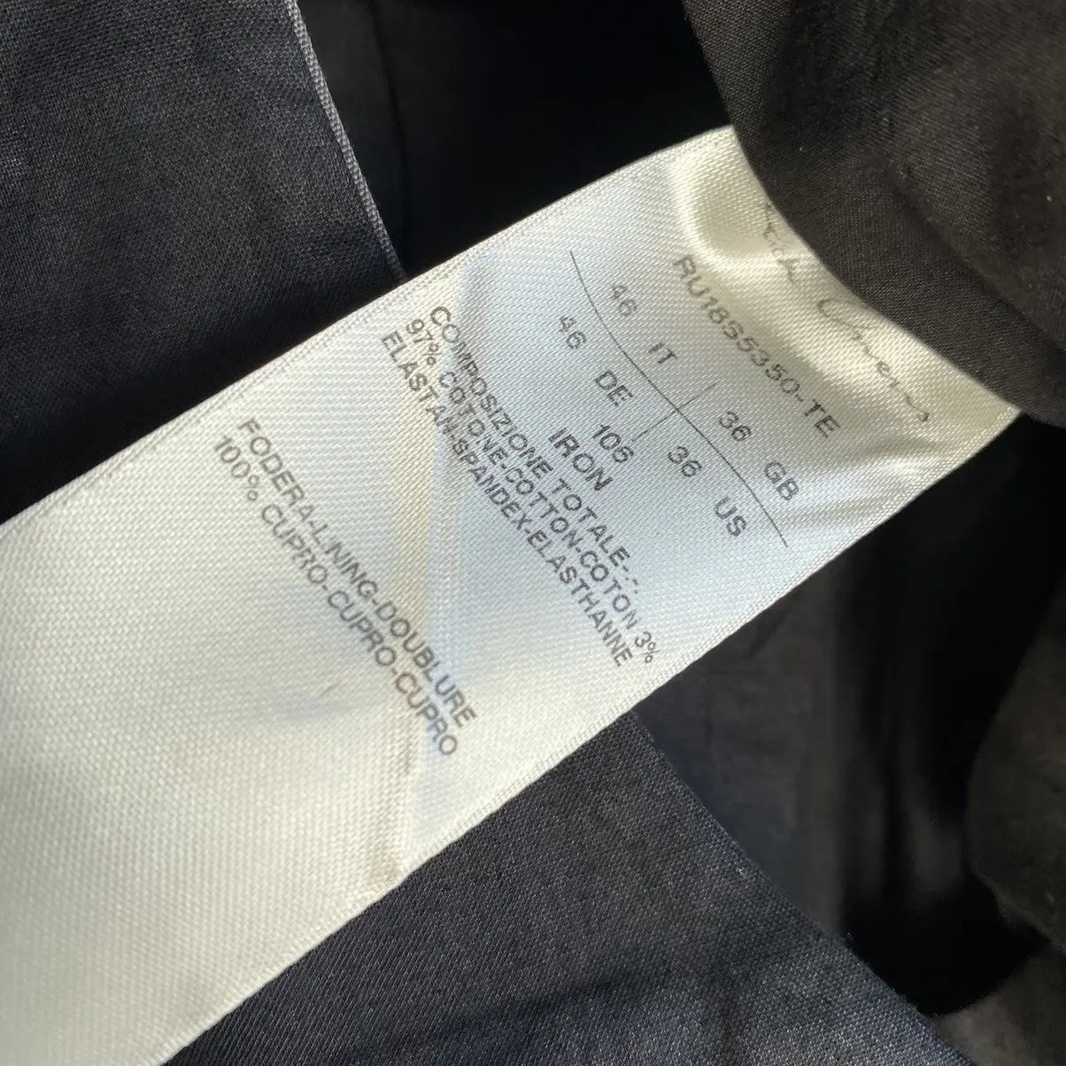 Rick Owens - SS18 “Dirt” Iron Detroit Straight Leg Trousers