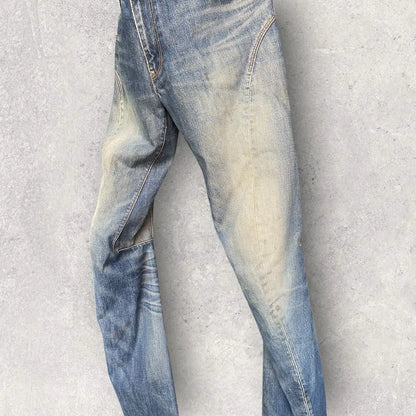 Undercover : AW10 “Avakareta Life” 3D Jeans