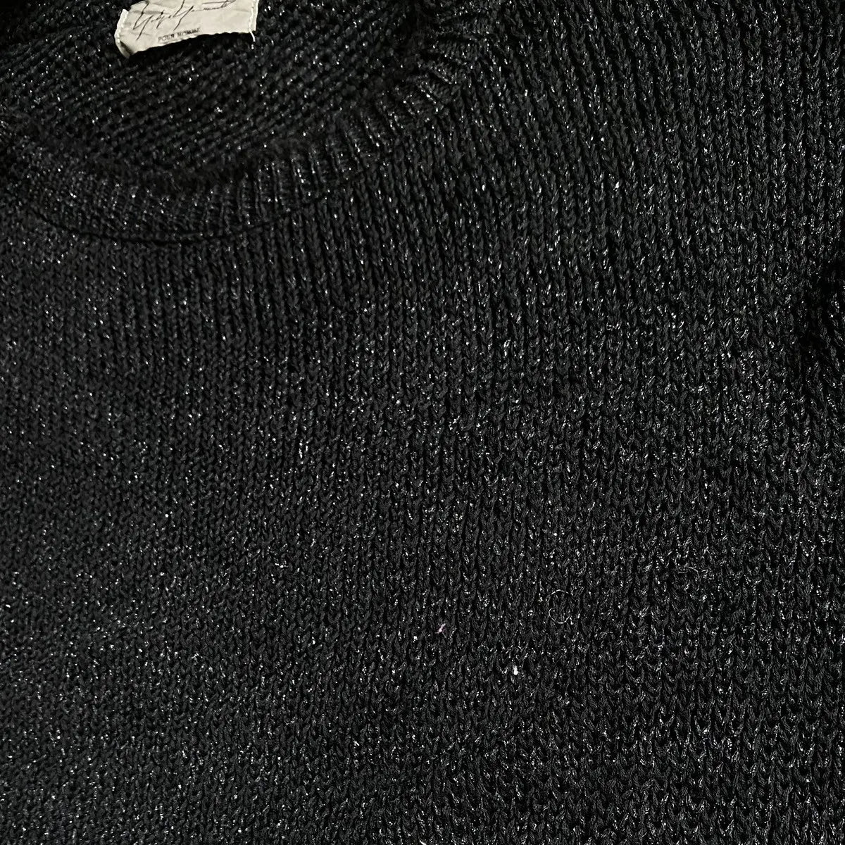 Yohji Yamamoto - YYPH Glitter Rayon Blend Knit Sweater