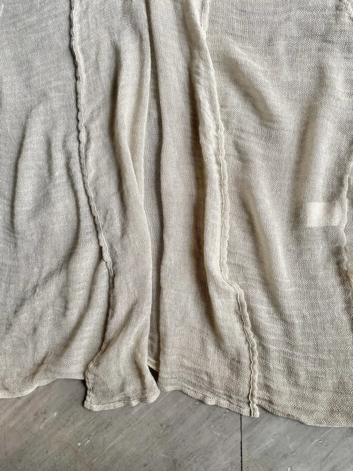 Yohji Yamamoto - Y’s Linen Blend Oversized Hoodie