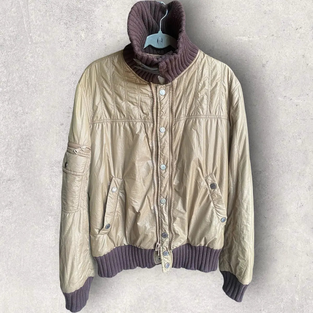 Dolce & Gabbana - AW04 2 in 1 Modular High Neck Down Vest Jacket