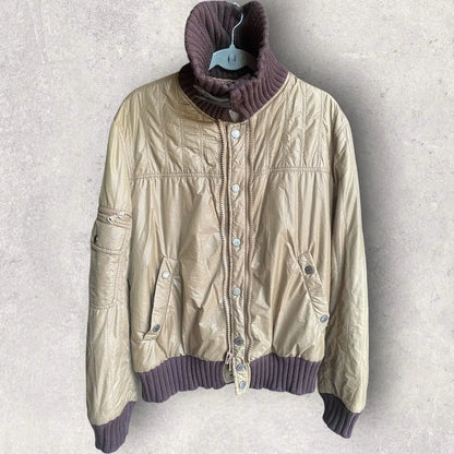 Dolce & Gabbana - AW04 2 in 1 Modular High Neck Down Vest Jacket
