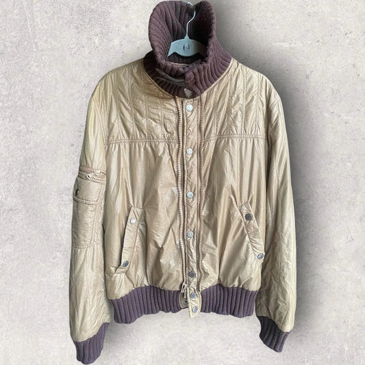 Dolce & Gabbana - AW04 2 in 1 Modular High Neck Down Vest Jacket