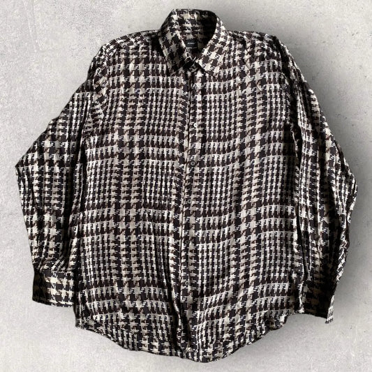 Jil Sander - Silk Houndstooth Print Shirt