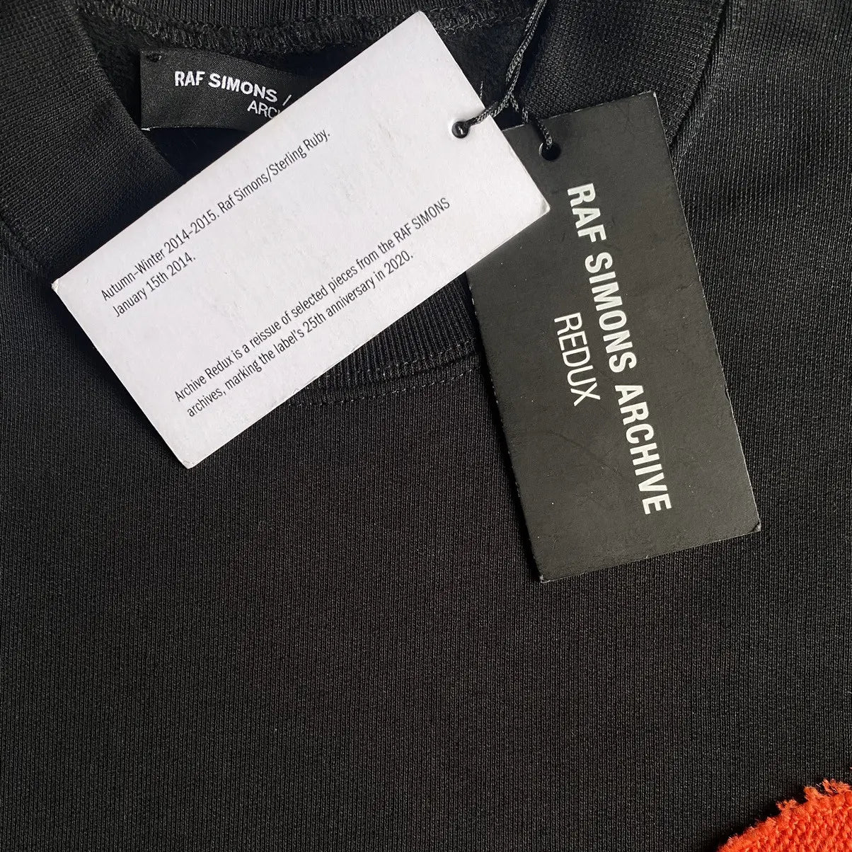 Raf Simons - Archive Redux Patch Sterling Ruby Sweater