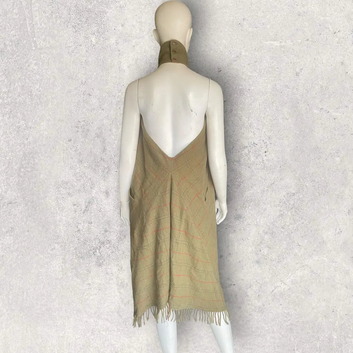 Alexander McQueen - Vintage Fall99 Runway Wool Plaid Frill Dress