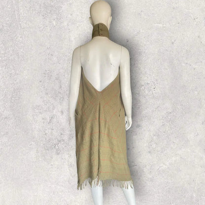 Alexander McQueen - Vintage Fall99 Runway Wool Plaid Frill Dress