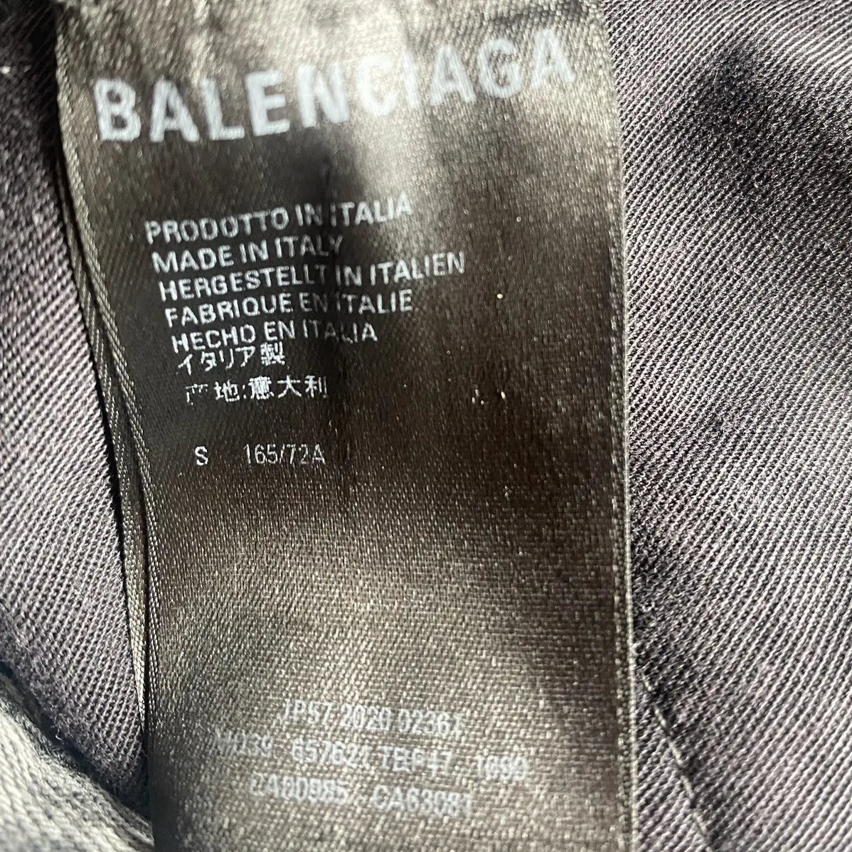 Balenciaga - Fray Cropped Denim