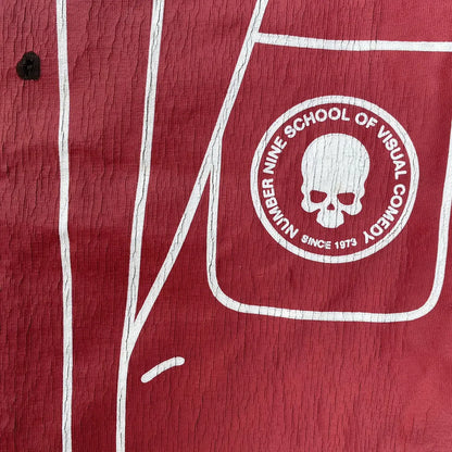 Number (N)ine - SS01 “Time Migration” School Of Visual Comedy Print Tee