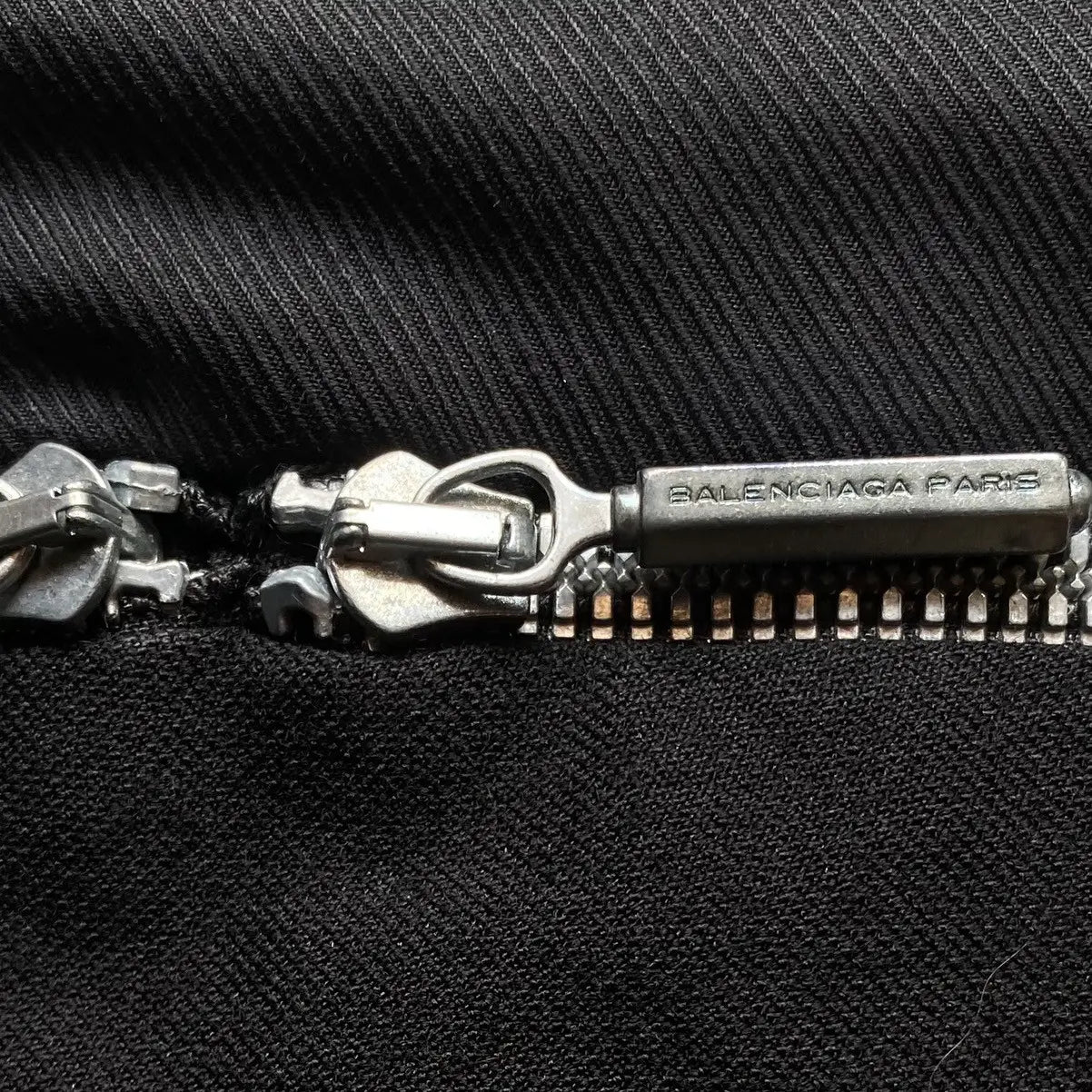 Balenciaga - Nicolas Ghesquière Archive Zip Details Woven Contrast Pants
