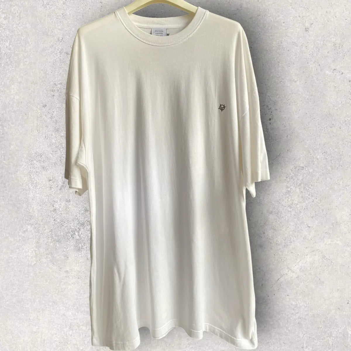 Vetements - Fall20 Anarchy Embroidered Logo Oversize T Shirt